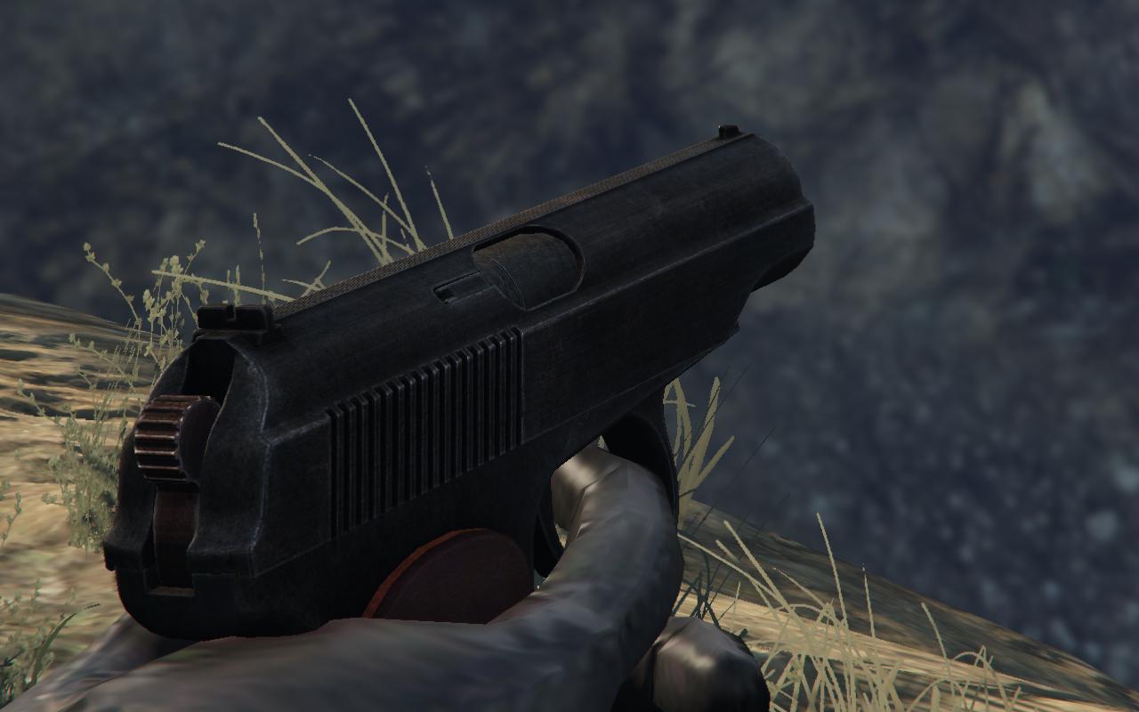 Gta 5 pistol замена